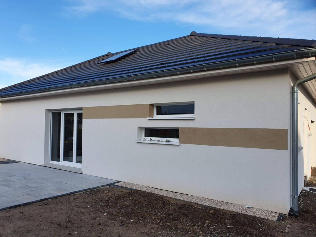 maison blanche après peinture